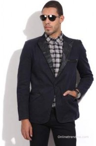 Pepe Jeans Solid Casual Men's Blazer